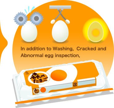 In addition to Washing,  Cracked and Abnormal egg inspection,