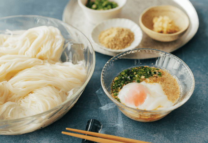 森の“温たま”そうめん